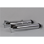 ISOMOTO 125 cc  2 TEMPI MARMITTE SCARICO CROMATE