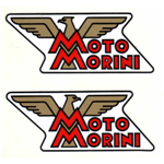 MOTO MORINI 125 - 150 - 175 cc  DECALCOMANIE ADESIVI SERBATOIO 