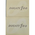 DUCATI 100 CC GRAN SPORT DECALCOMANIE BAULETTI