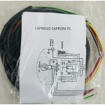 CAPRIOLO CAPRONI 75 CC IMPIANTO ELETTRICO CON SCHEMA 