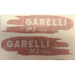 GARELLI M 3 50 CC COPPIA DECALCOMANIE ADESIVI SERBATOIO 