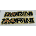 MOTO MORINI 125 CC - 250 CC - 350 CC - 500 CC - COPPIA FREGI STEMMI SERBATOIO IN METALLO