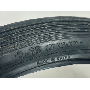 PNEUMATICO GOMMA 2 - 18 " RIGATO - 218 - 20018  ANTERIORE -  - TYRE ( 22 X 1 3/4 X 2 ) - 2 X 18 "