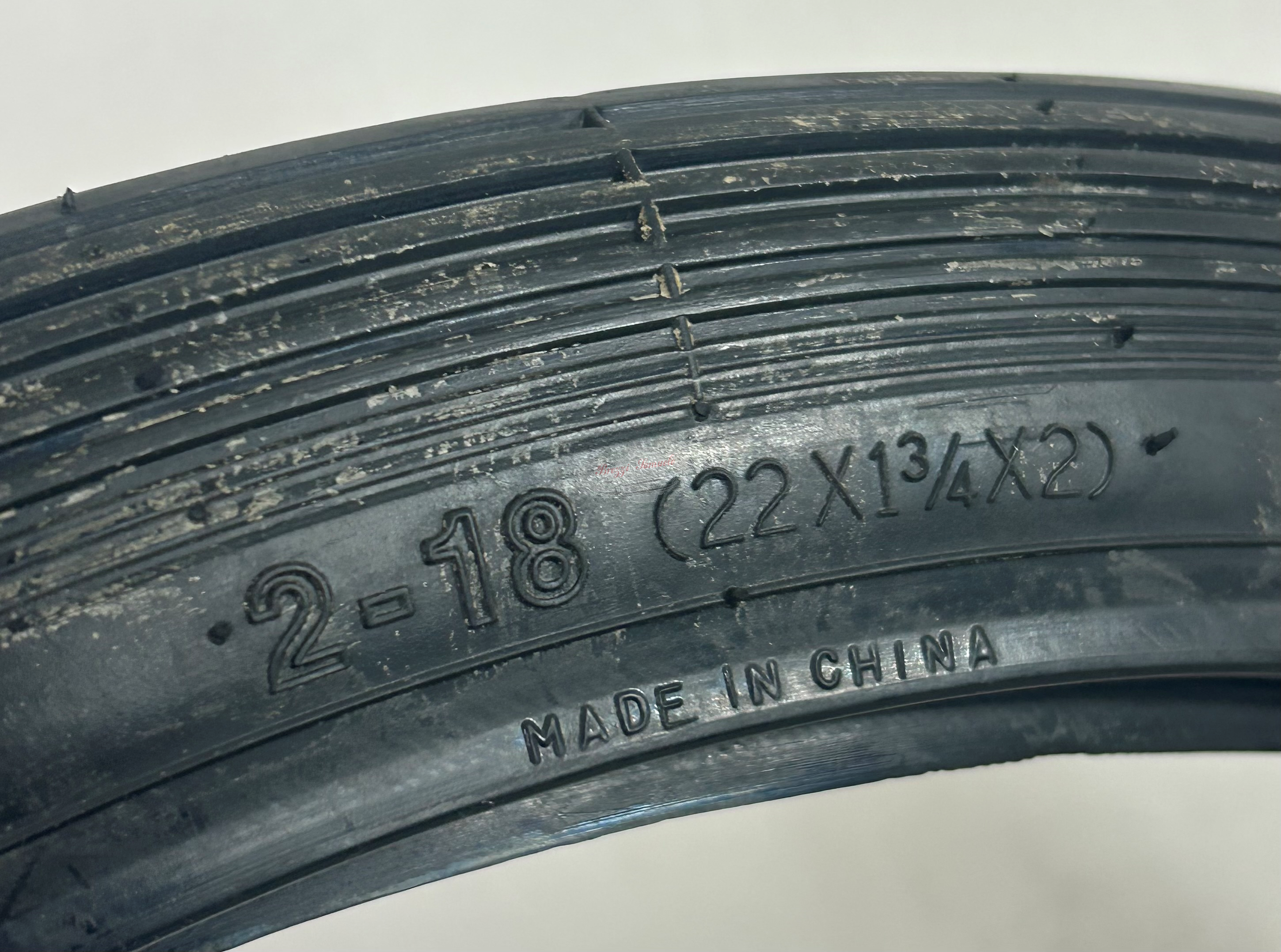 PNEUMATICO GOMMA 2 - 18 " RIGATO - 218 - 20018  ANTERIORE -  - TYRE ( 22 X 1 3/4 X 2 ) - 2 X 18 "