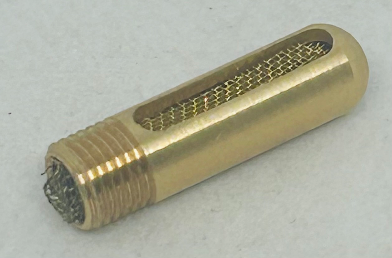 FILTRO PER RUBINETTO BENZINA MOTO EPOCA  - FUEL TAP FILTER Ø 7 MM X 1,25 