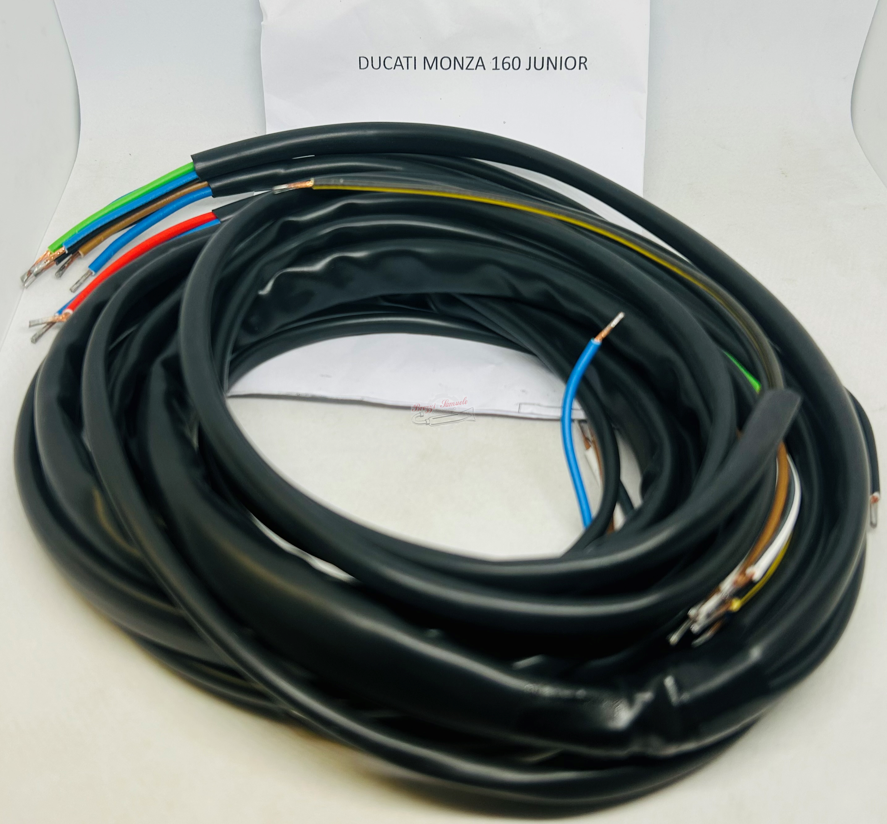 IMPIANTO ELETTRICO DUCATI MONZA 160 JUNIOR  + SCHEMA - ELECTRICAL SYSTEM